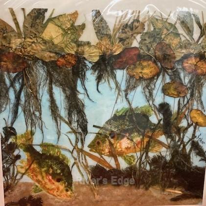 Hanging Garden Shellcrackers $95 by Fred Fisher